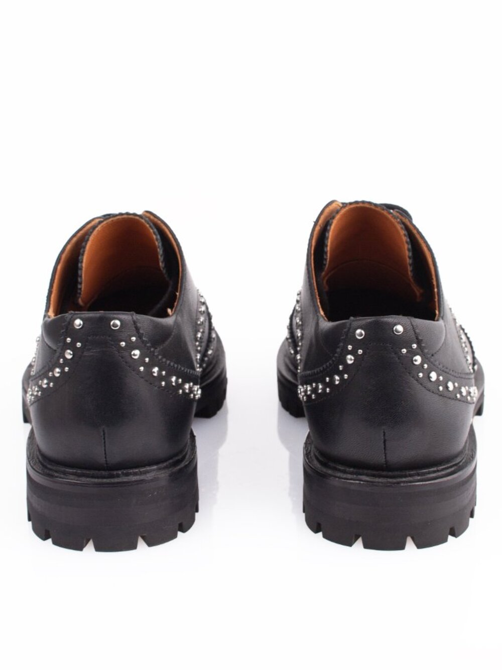 Bared Footwear Silktail 2 Studded Leather Lug Sole Oxfords W EU 36 / US 6-6.5 - Picture 5 of 14